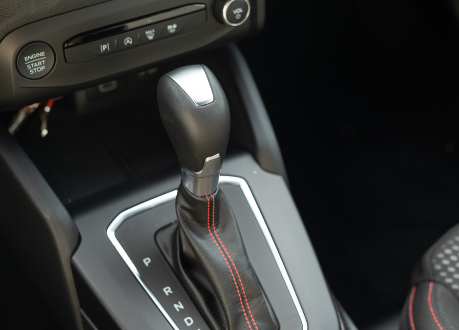 Car having transmission trouble