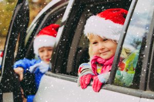 Traveling for the holidays in car